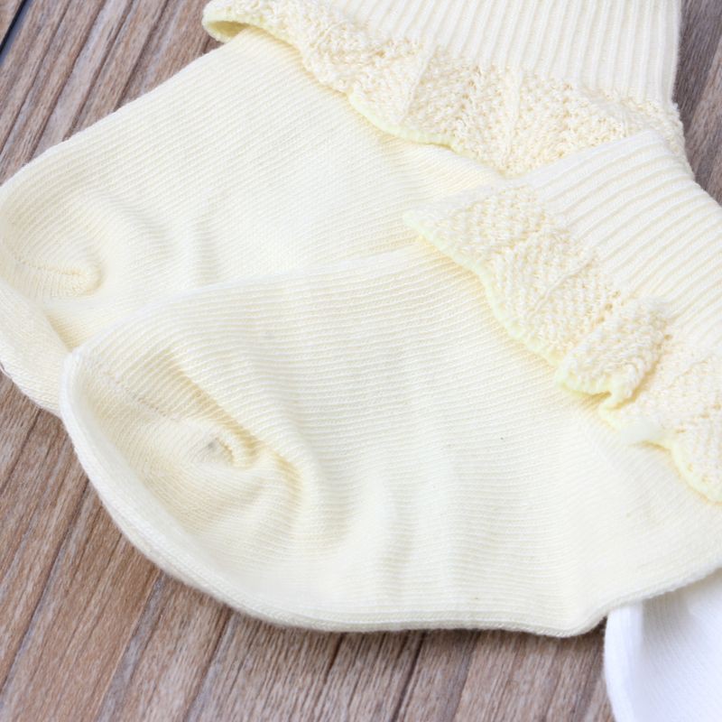 Bộ 5 cặp vớ cotton thoáng khí đủ màu cho bé