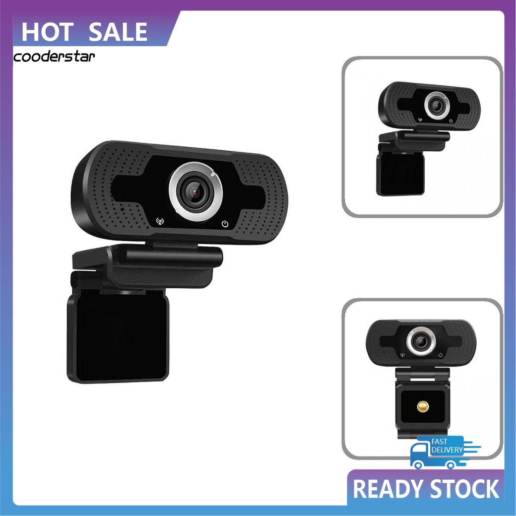 Webcam quay phim độ phân giải cao USB 2.0 1080P kèm mic cho PC Laptop