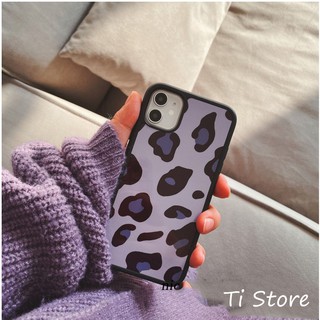 Ốp Lưng Da Báo Light Purple iP [ TI STORE ]