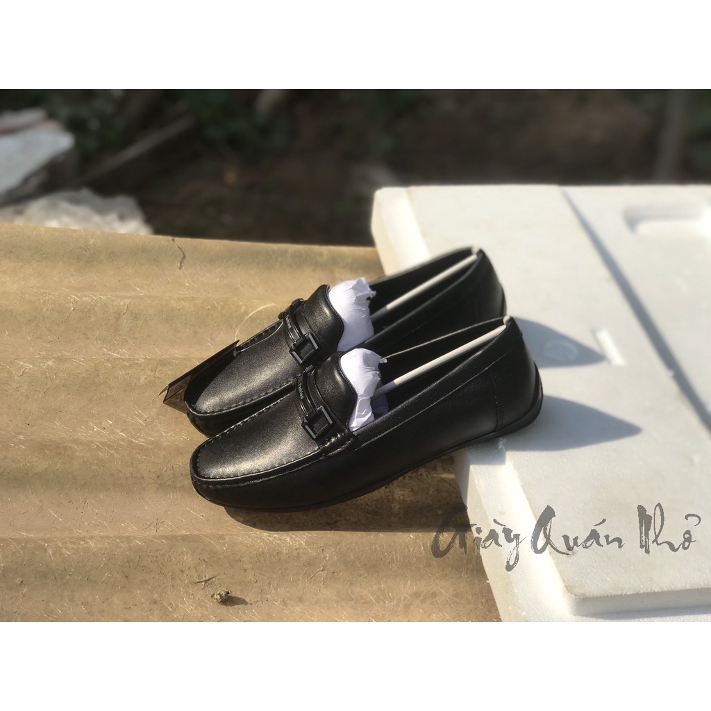 [Hàng chất lượng] Giày lười nam newmos 9001, da mềm, không nhăn, không xước, êm ái và bền bỉ; cỡ 38-42 (màu đen)
