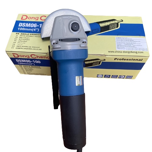 MÁY MÀI GÓC DONGCHENG DSM06-100 - CAM KẾT HÀNG CHÍNH HÃNG - BẢO HÀNH 12 THÁNG - TẶNG KÈM 2 CHỔI THAN