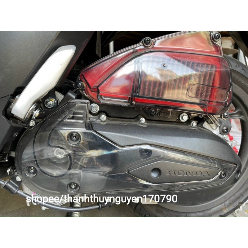 Ốp Pô E&amp;Lốc Máy VISION 20212-2023 Đen Khói