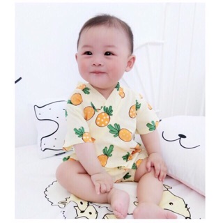 Yukata Cộc Tay Cho Bé 8-19kg