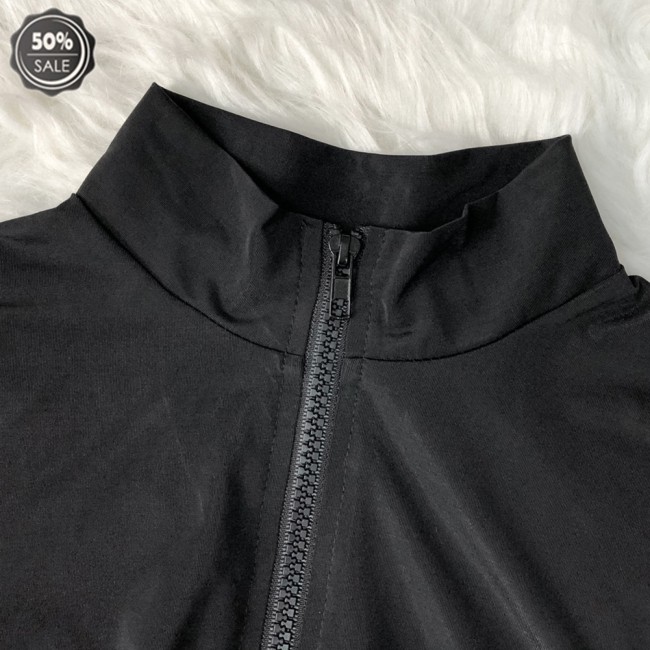 COD 2 Pcs/set Women Swimming Suit Solid Color Split Swimsuit Short-sleeve Top+ Shorts | BigBuy360 - bigbuy360.vn