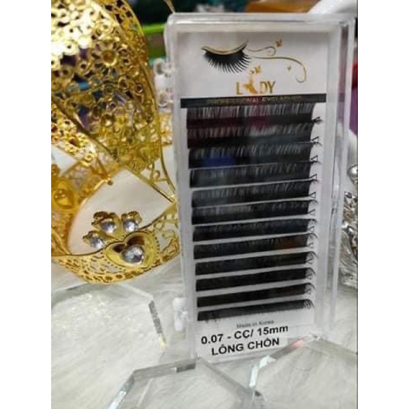 Mi lông chồn nối bắt keo nối tạo fan volume hay classic thiết kế