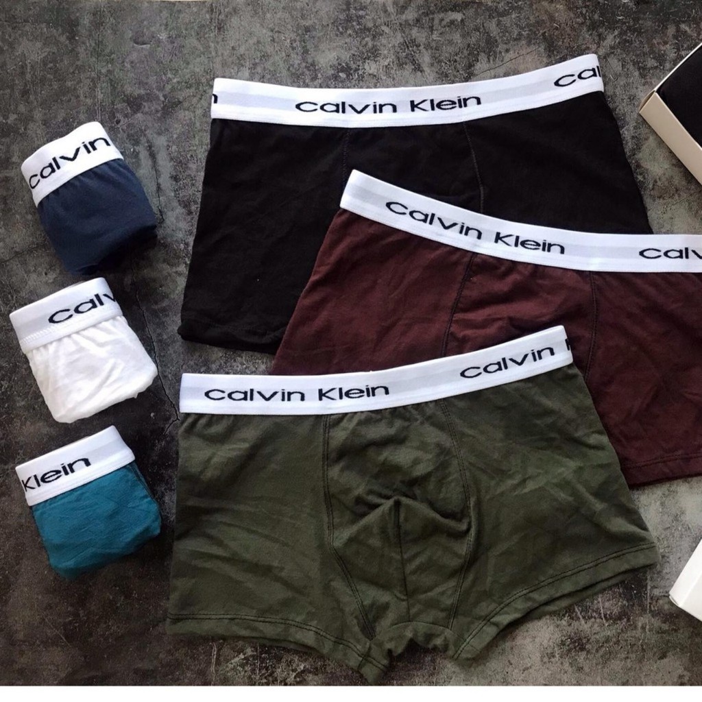 Quần sịp nam, hộp 3 chiếc Calvin Klein, sịp nam chất liệu 100% cotton, Sịp đùi