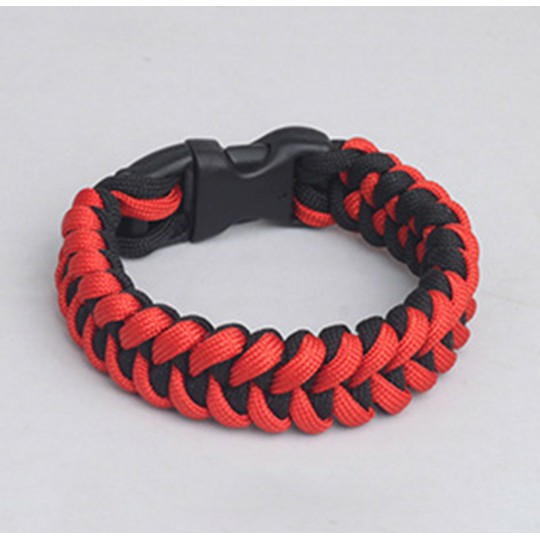 Vòng tay Paracord móc khóa nhựa