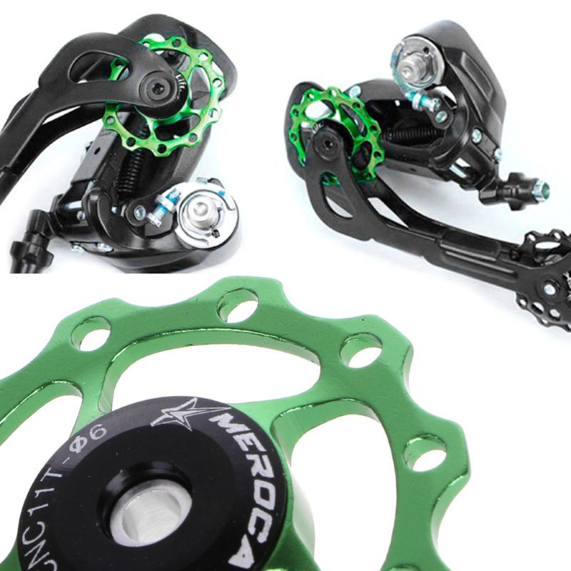 Vòng Bi Bằng Hợp Kim Nhôm 4 Màu 11T Cho Xe Đạp Leo Núi Jockey Pul