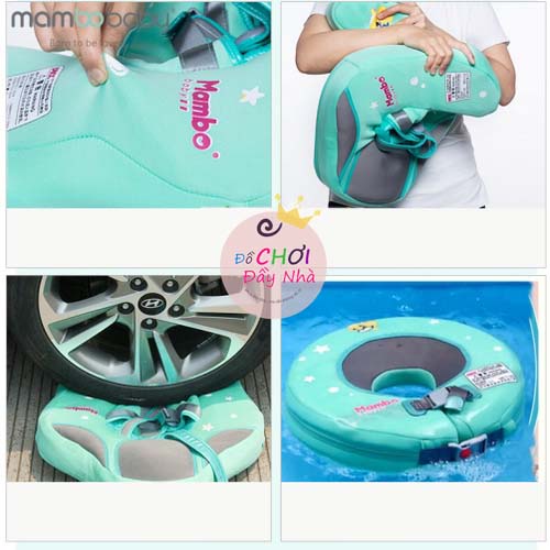 Phao cổ cho bé 0-6 tháng (Phao Mambobaby đặc- cao cấp)- Đồ chơi đầy nhà