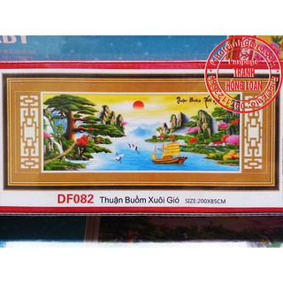 Tranh đính đá thuận buồm xuôi gió DF082