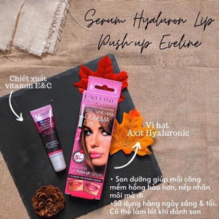 Serum dưỡng môi CĂNG MỌNG Môi Eveline