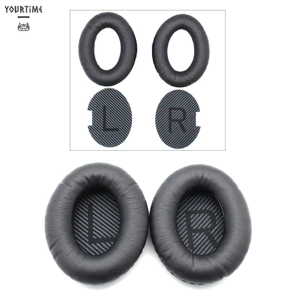 Cặp miếng đệm tai nghe bằng xốp và da cho BOSE QC35 Quietcomfort 2 QC2 QC15 QC25 AE2