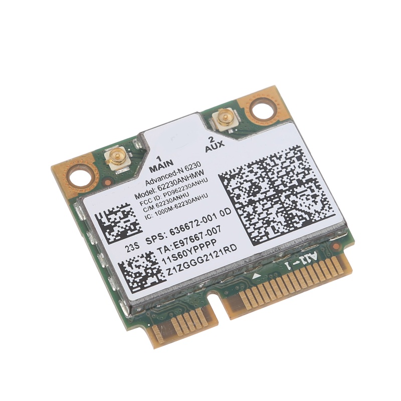 Bảng Mạch WIFI Wlan Mini 6230AN Pcie + 3 Thẻ compatible 0 Cho 4230S 4730S