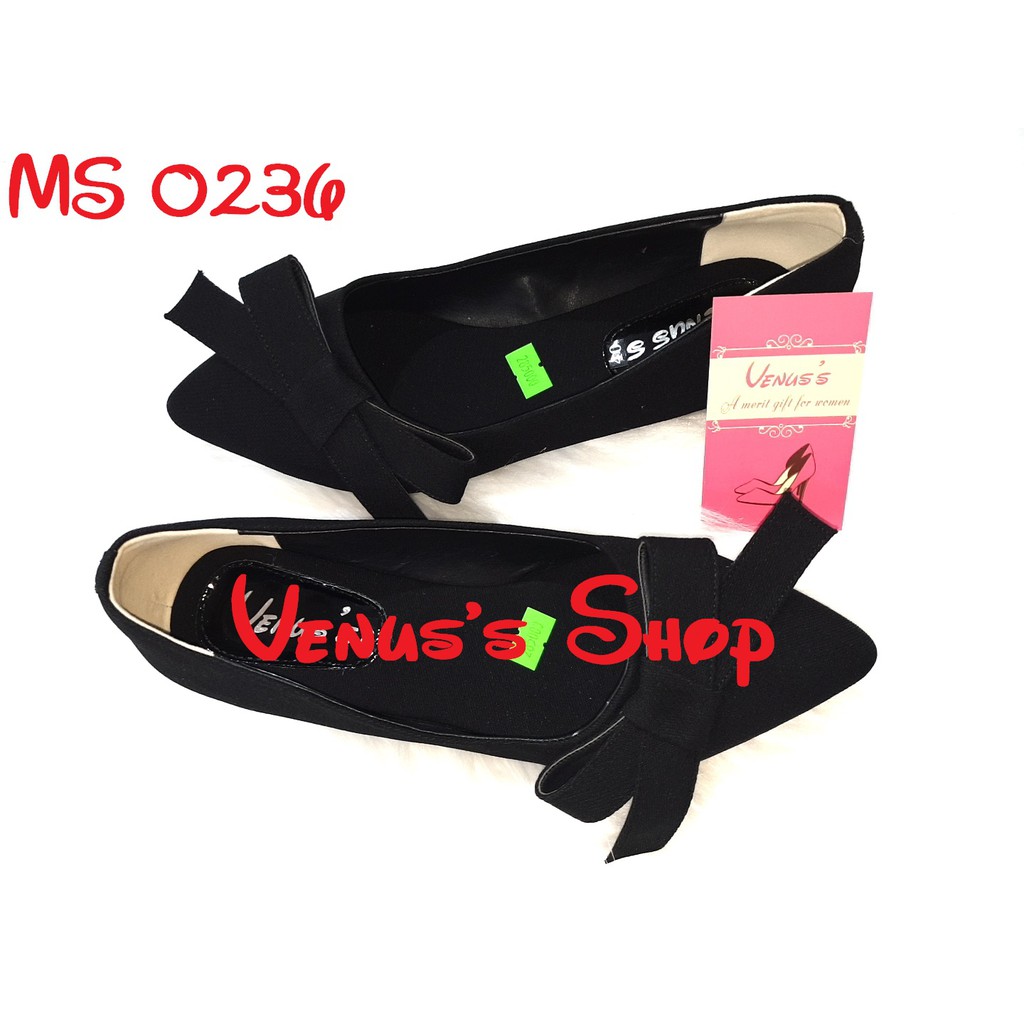 GIÀY BÚP BÊ BỆT NƠ TÁN ĐINH BIG SIZE - MS 0236