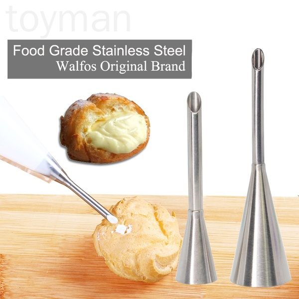 Set 2 Vòi Nặn Kem Trang Trí Bánh Bằng Thép Không Gỉ