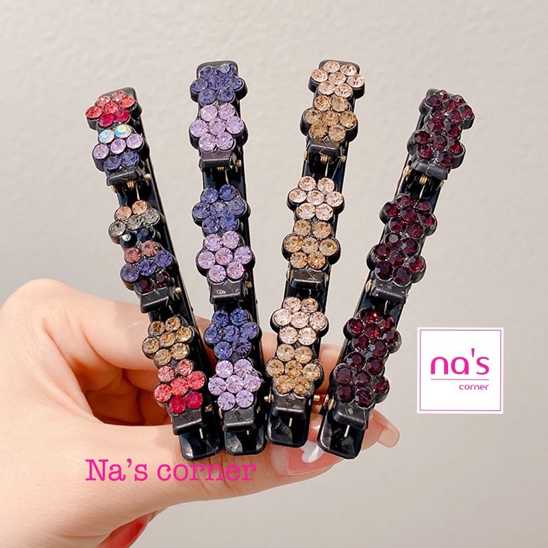 Kẹp tóc mái hai 2 lớp mỏ vịt