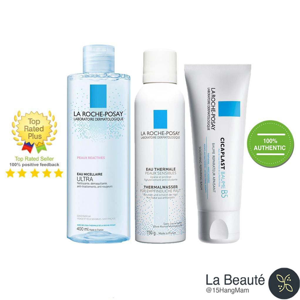 Set Sản Phẩm Của Hãng La Roche-Posay - Bộ 3 Chăm Sóc Dịu Nhẹ Cho Làn Da Dễ Kích Ứng