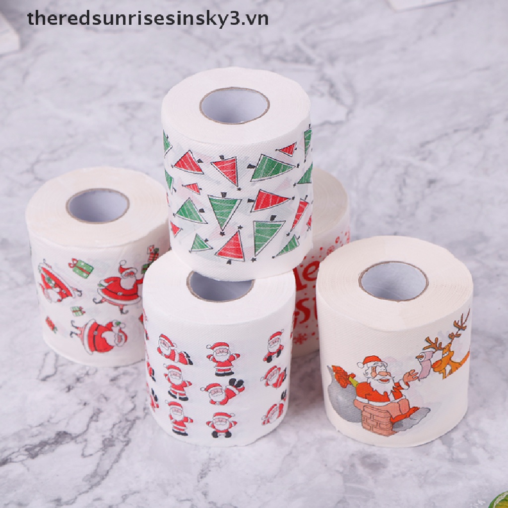 Cuộn Giấy Vệ Sinh Trang Trí Giáng Sinh Đẹp Mắt