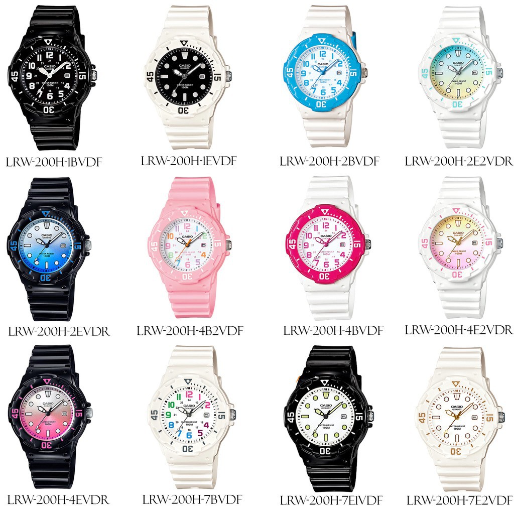 Lịch sử giá Hot đồng hồ nữ dây nhựa casio chính hãng anh khuê lrw-200h  chính hãng - đang giảm ₫155,200 tháng 1/2023 - BeeCost