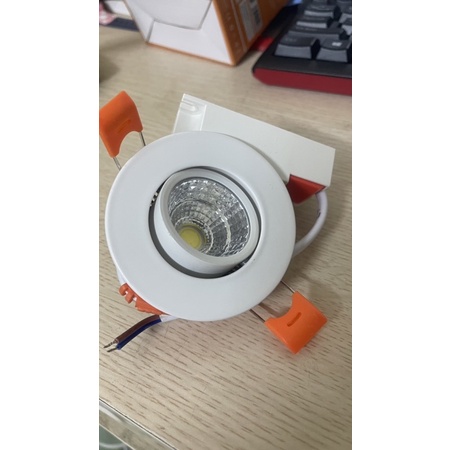 Đèn âm trần 3w lỗ khoét 55-60mm  lắp tủ