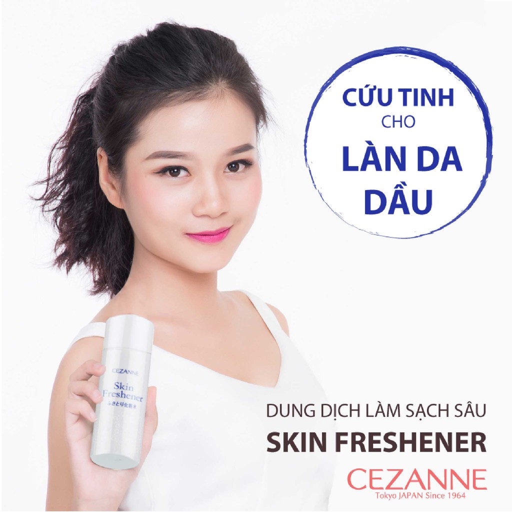 Dung dịch làm sạch sâu Cezanne Skin Freshener Nhật Bản dưỡng ẩm làm sạch sâu 125ml