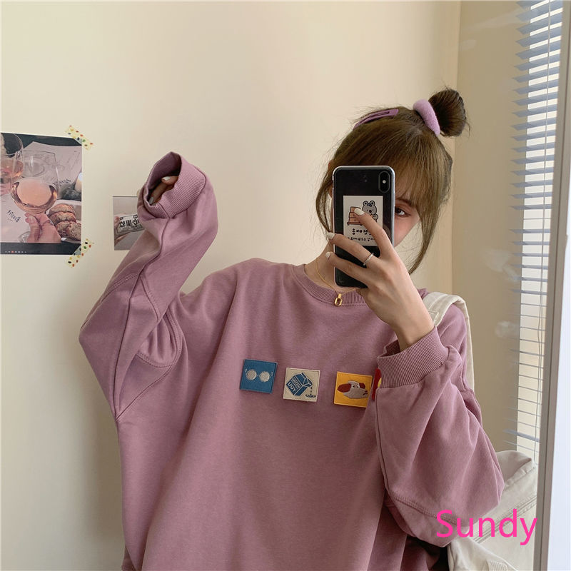 Áo Nỉ Phong Cách Nhật Bản Xinh Xắn Cho Nữ | BigBuy360 - bigbuy360.vn