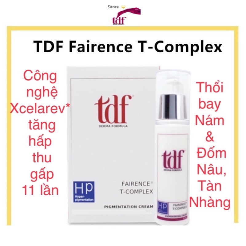 🌟TDF Fairence T Complex Kem giảm nám, xoá vết thâm và  tàn nhang giúp da trắng sáng hiệu quả