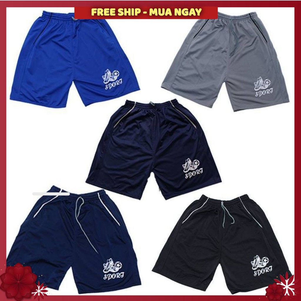 Combo 5 Quần Short Đùi Nam Vải thun sport Từ 45-70kg SIÊU SALE !! SIÊU SALE !!