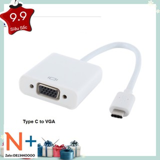 CỔNG CHUYỂN TỪ TYPE C TO VGA - chính hãng