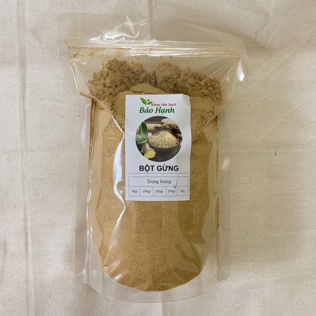 Bột gừng nguyên chất 1kg Ginger Powder Natural BH Spices chế biến thực phẩm – BHS008
