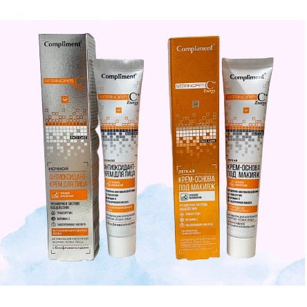 Bộ kem ngày + đêm Compliment Vit C Trắng da,mờ thâm, chống lão hoá