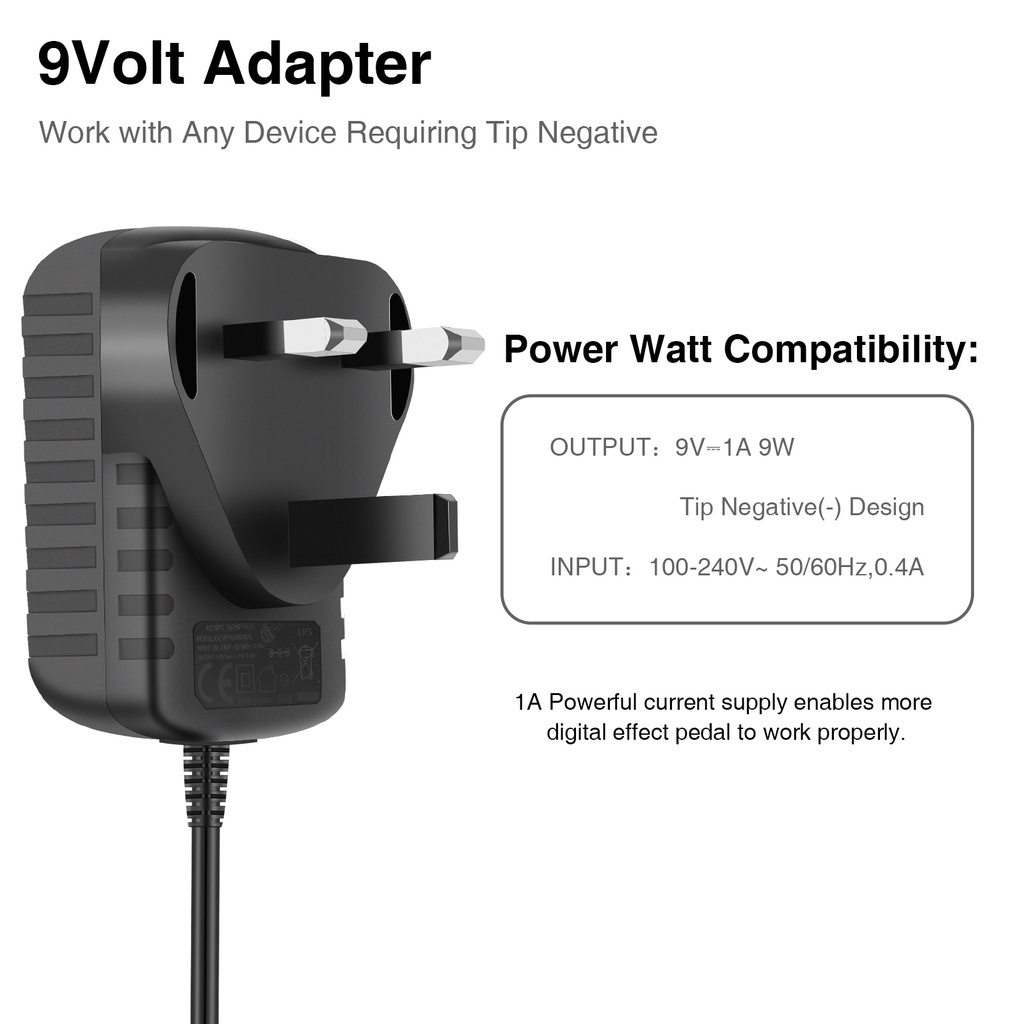 Dây Cáp Nguồn 6 Chiều 9V Dành Cho Đàn Guitar Điện Chuyên Dụng