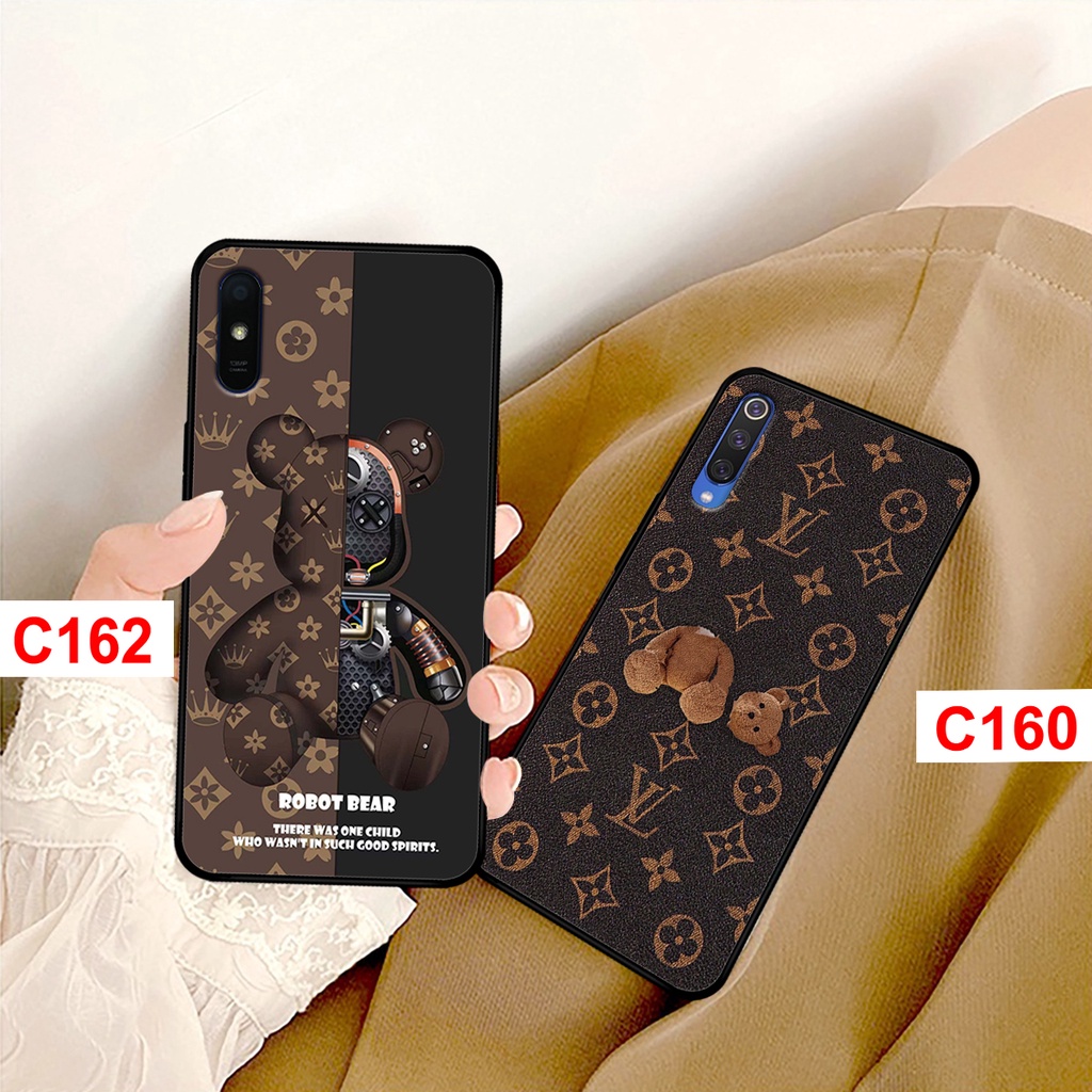 Ốp Redmi 9A - Xiaomi Mi 9 - Mi 9 SE in hình gấu bearbrick thời trang . ốp xiaomi redmi rẻ bền đẹp.