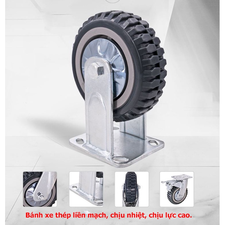 Bánh xe hạng nặng công nghiệp chịu tải 300kg/bánh - đơn giá 1 bánh