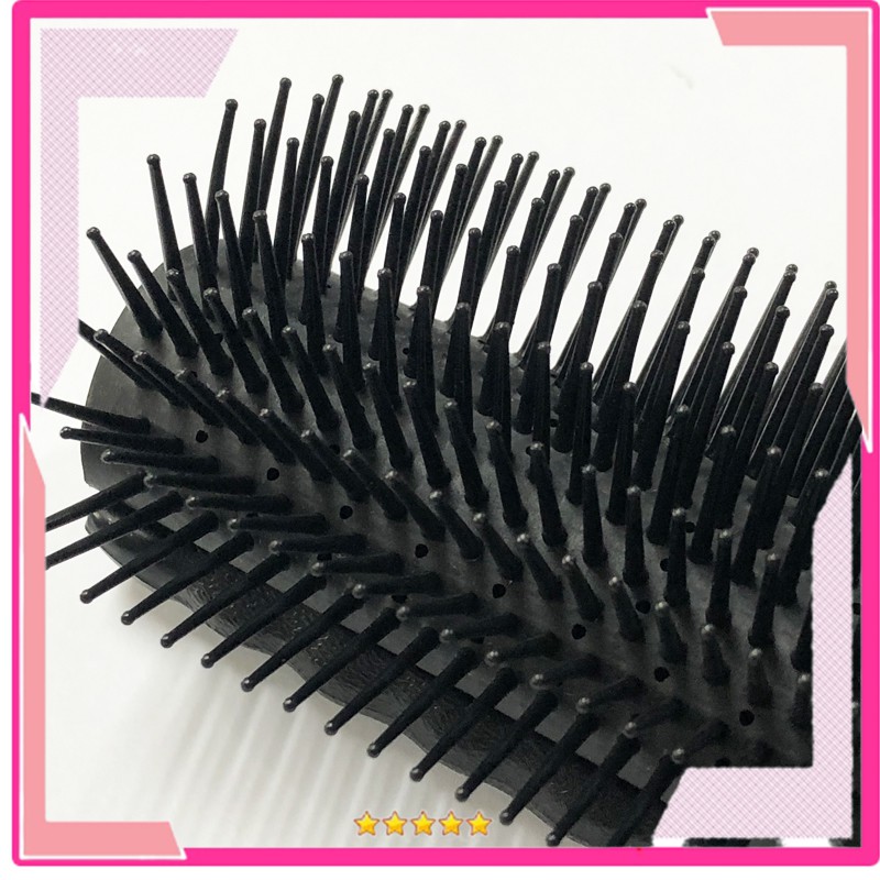 Lược chải mượt PuLuOm đen xịn  dễ tạo kiểu tóc khi sấy tóc