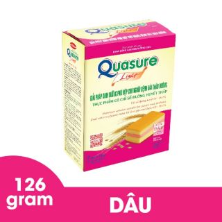 BÁNH BÔNG LAN QUASURE 140g HƯƠNG DÂU (Dành Cho Người Ăn Kiêng, Tiểu Đường)