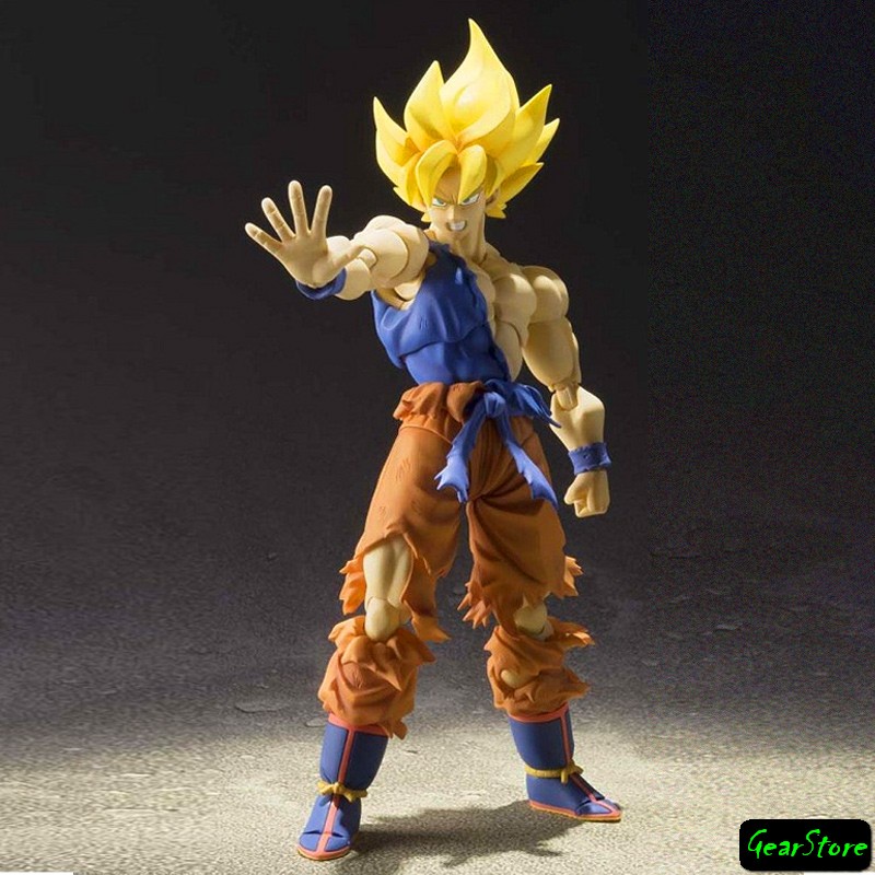( HÀNG CÓ SẴN ) MÔ HÌNH NHÂN VẬT Sôn Gô Ku Goku Super Saiyan beginer DRAGON BALL Z SHF CỬ ĐỘNG ĐƯỢC