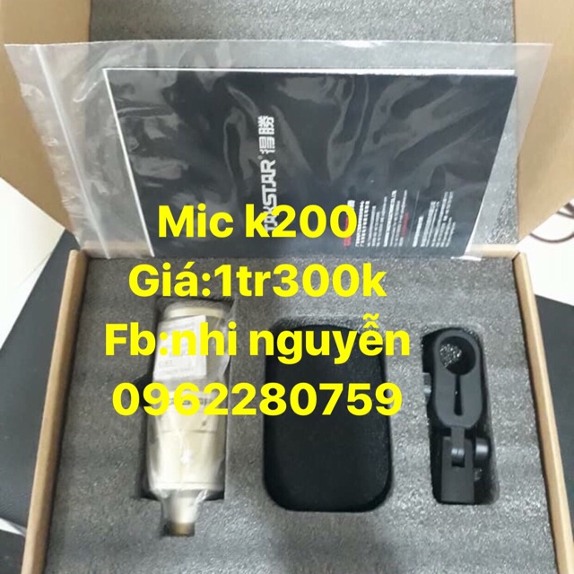 Mic thu âm k200