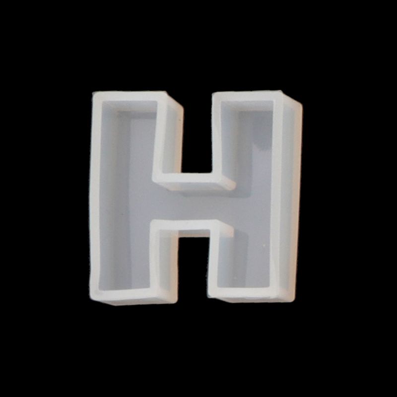 Sa Khuôn Silicon Làm Móc Khóa / Bông Tai Hình Chữ Cái / Chữ Số Độc Đáo