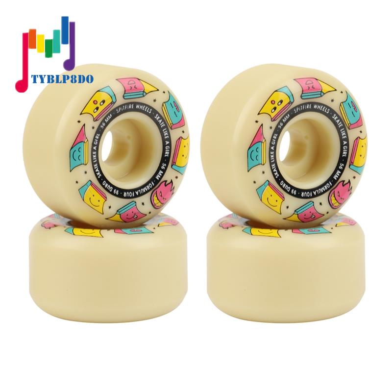 Spitfire Wheels Street Brushing Wheel Dance Board Wheel Spitfire 56mm 99DU Ván trượt bánh xe