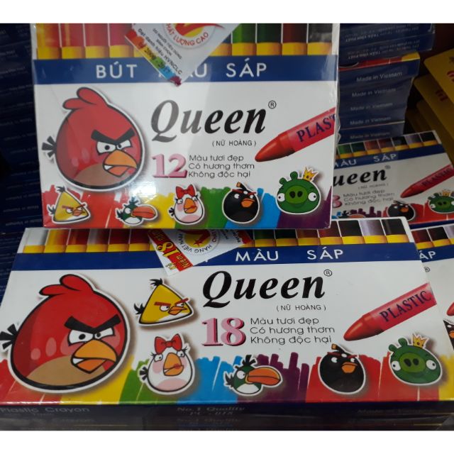 Sáp màu Queen 12 màu/ 18 màu
