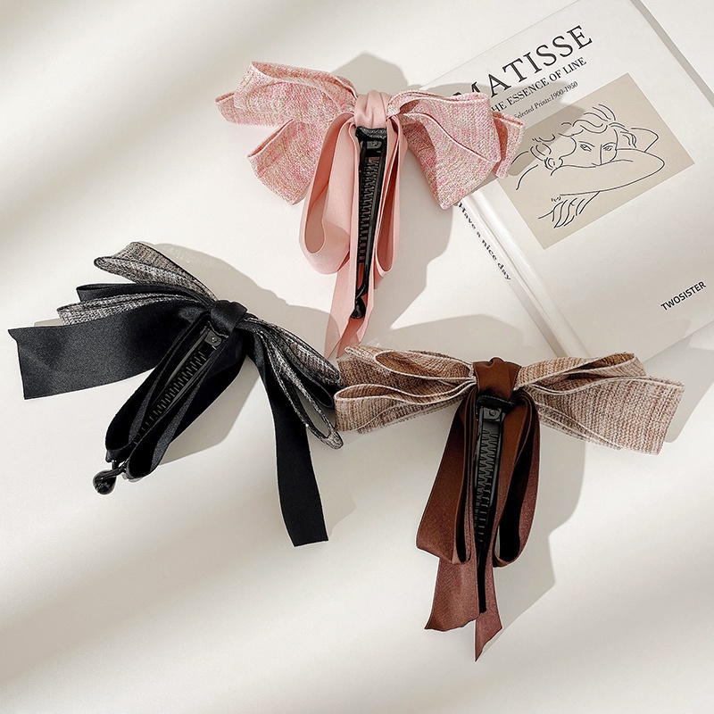 Kẹp Tóc Nơ Thời Trang Hàn Quốc Cho Bé Gái