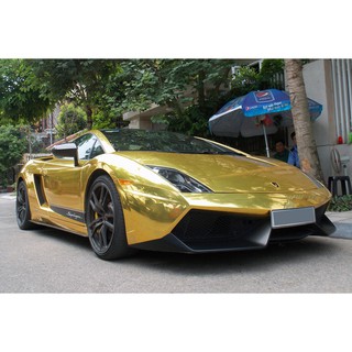 Decal chrome vàng