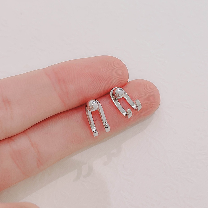 WE FLOWER Khuyên Tai Bạc S925 Thời Trang Cho Nữ móc bông tai hoa tai hàn quốc Trang sức thời trang