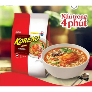 mỳ tôm hàn quốc koreno jumbo bò cay 10 gói 1kg