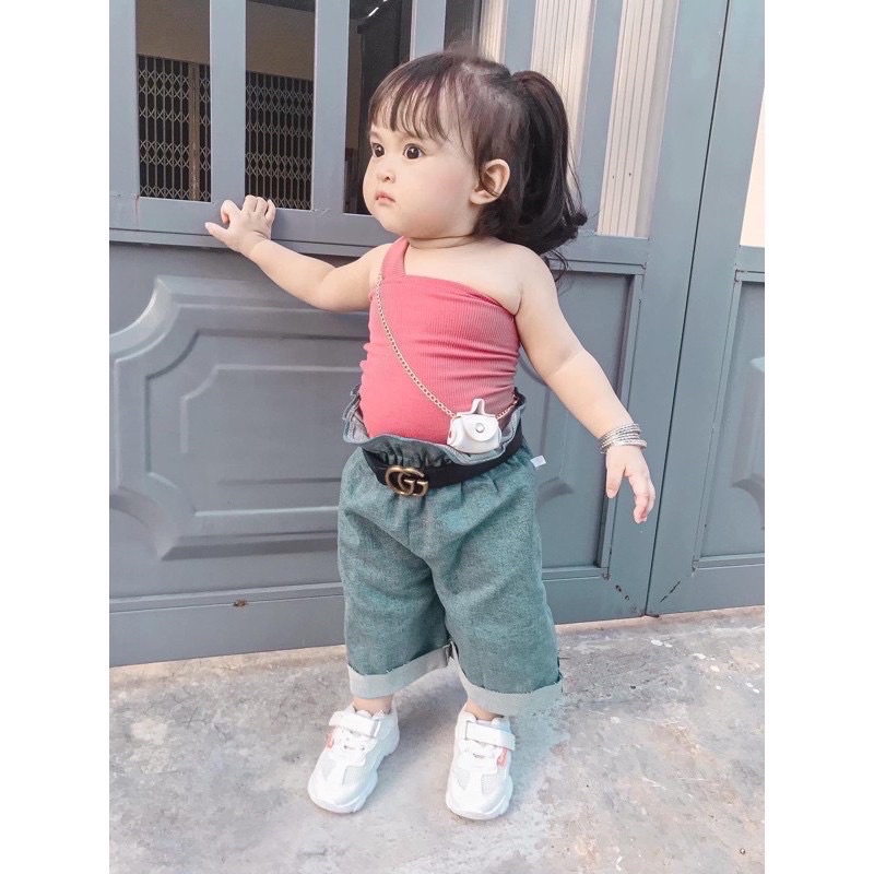 Túi đeo mini,túi đựng tỏi cho bé gái,DÂY CHUỖi k bay màu.