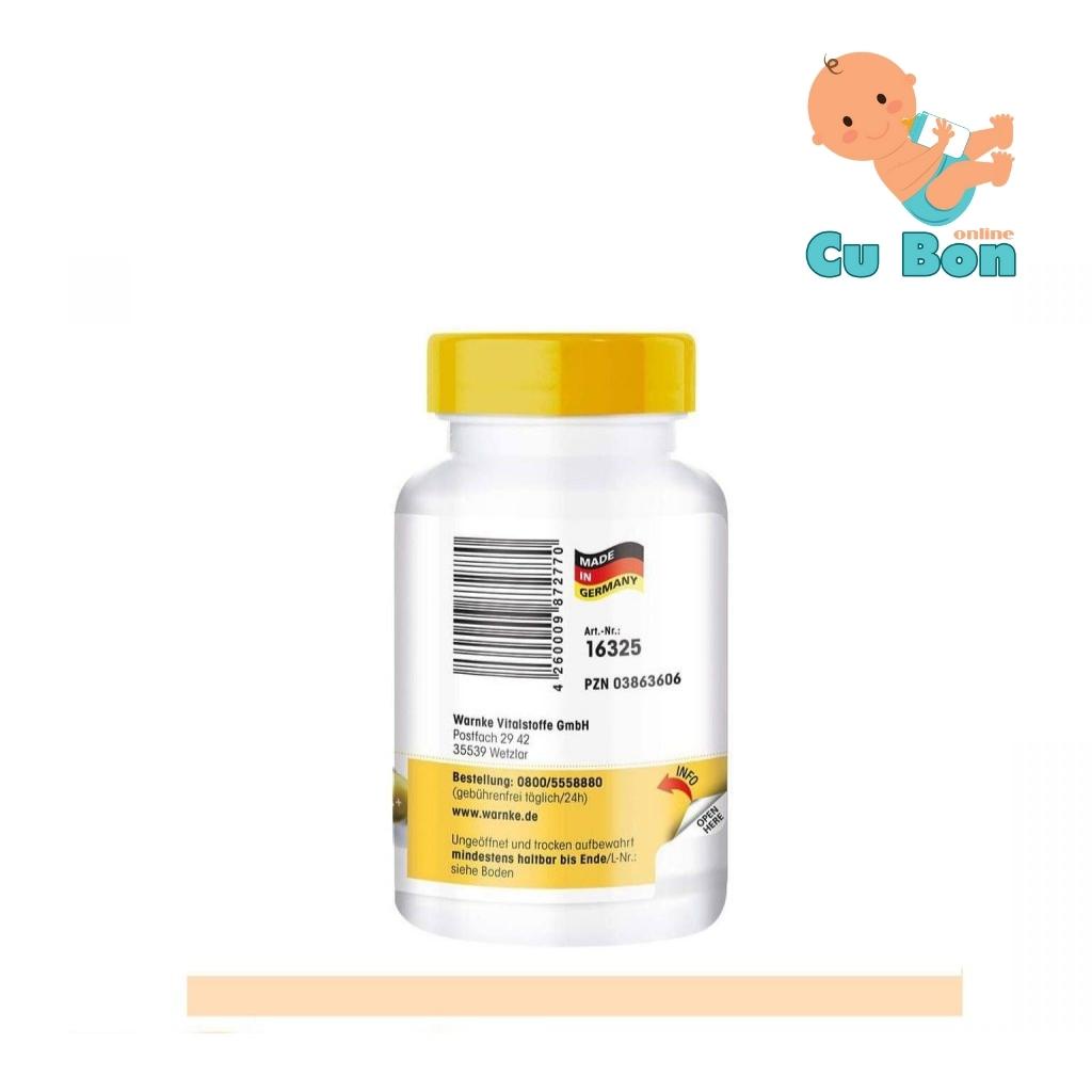 canxi và d3 magie cho người lớn WARNKE Calcium Komplex &amp; Vitamin D3 100 viên của Đức