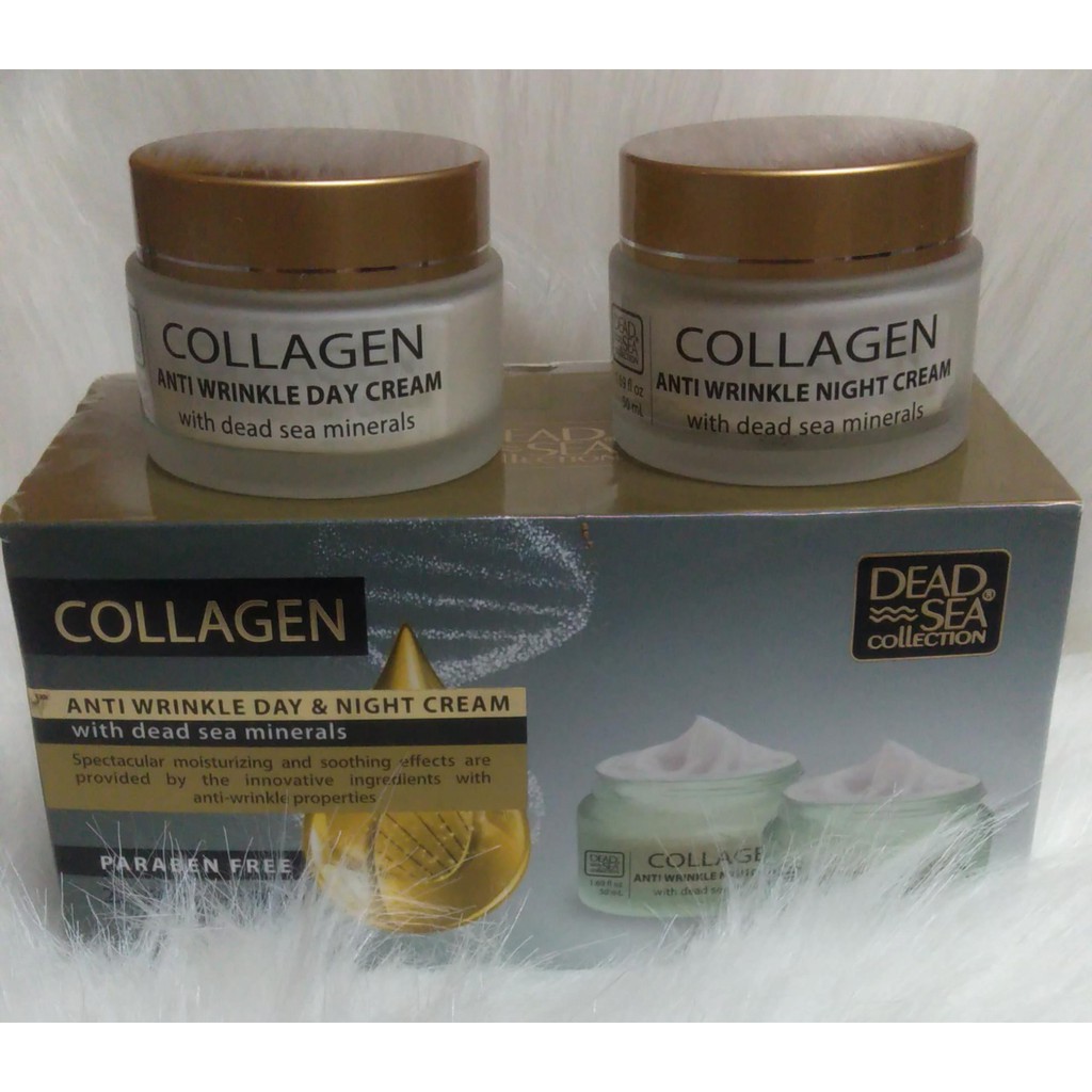 collagen anti aging day cream with dead sea minerals