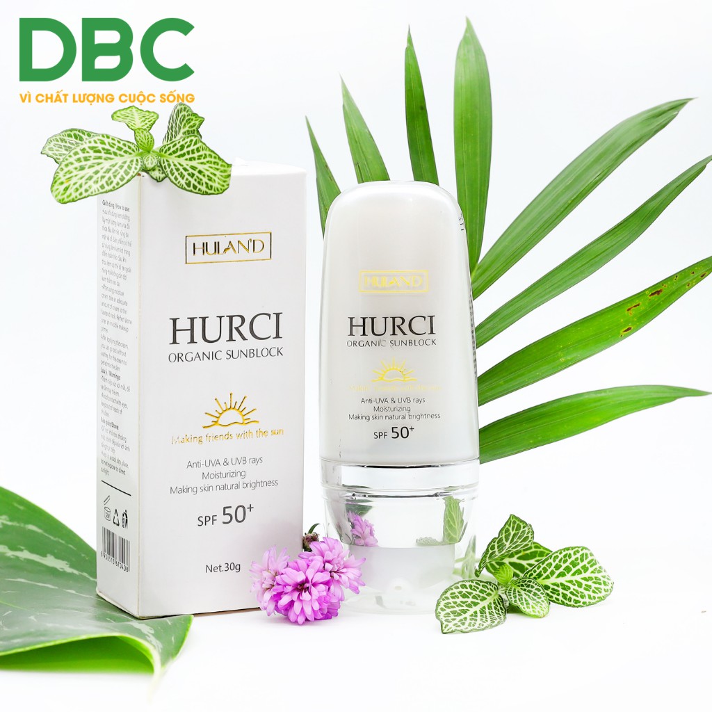 Kem Chống Nắng Sun Cream Protection UV SPF 50+ Hurci DƯỢC BẢO CHÂU Bảo Vệ Da Toàn Diện Da Trắng Mịn Tự Nhiên | BigBuy360 - bigbuy360.vn