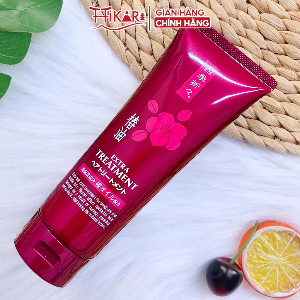 Kem Ủ Tóc Hoa Trà Kumano Tsubaki Extra Hair Treatment 230g